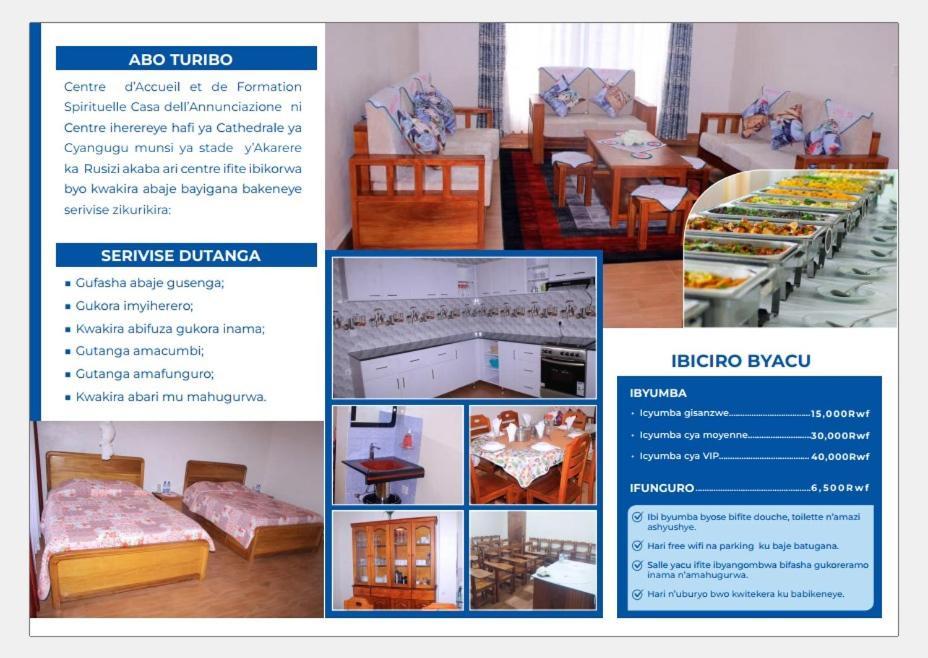 Centre D'Accueil Casa Dell'Annunciazione Rusizi- Kamembe- Cyangugu -Rwanda Bed & Breakfast エクステリア 写真